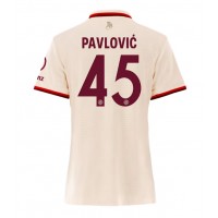 Camiseta Bayern Munich Aleksandar Pavlovic #45 Tercera Equipación para mujer 2024-25 manga corta